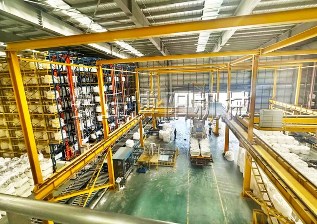 63（硫酸鎂、硫酸鈉）立體庫(kù)出庫(kù)噸袋裝車(chē)